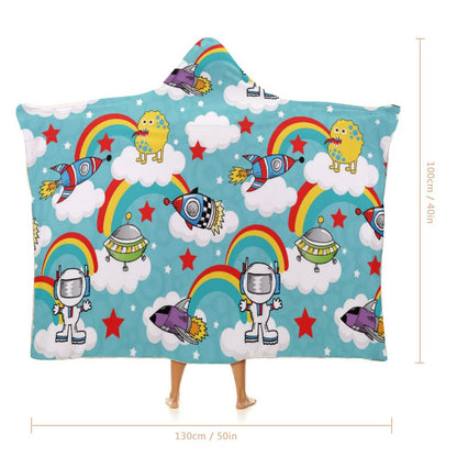 Custom Hooded Blanket | Personalized Wearable Photo Throw