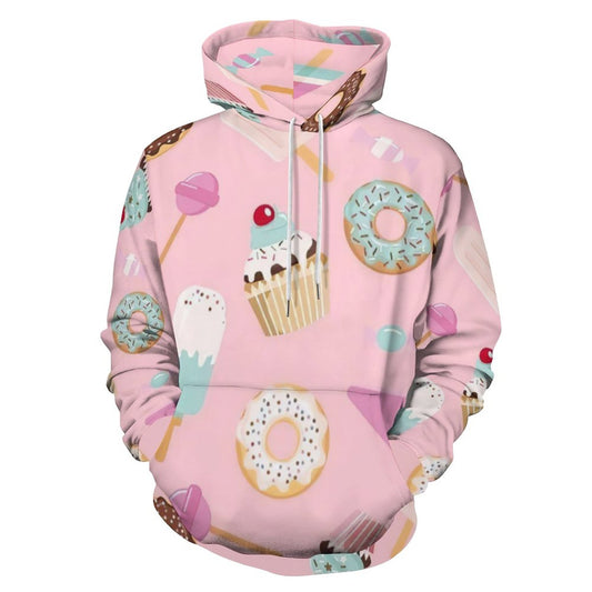 Custom All-Over Print French Terry Hoodie | Double-Lined Hood & Size S-6XL