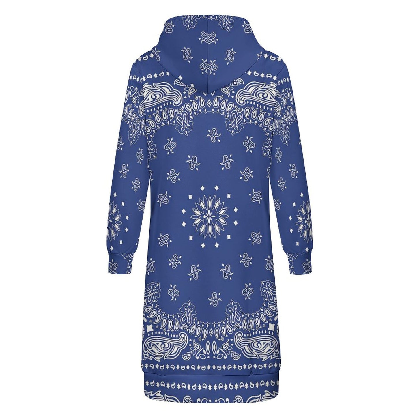 Custom Longline Hoodie | Design Your Own Full-Zip Tunic Jacket