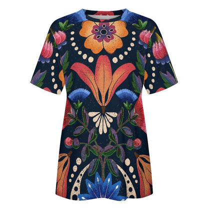 Women's Custom All-Over Print T-Shirt | Personalized 100% Cotton Tee