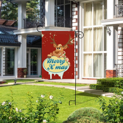 Custom Linen Garden Flag | Personalized Double-Sided Yard Flag