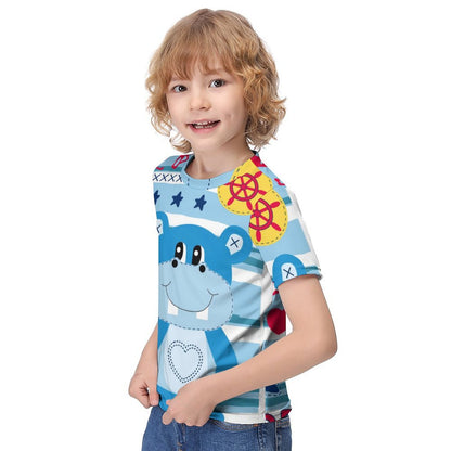 Custom Youth T-Shirt | Personalized All-Over Print Kids Tee