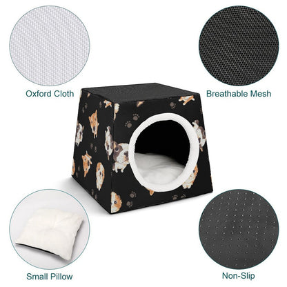 Custom Pet Bed | Personalized Cat & Small Dog Cave Bed