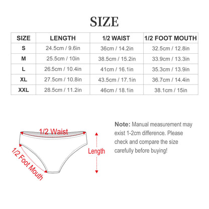 Custom Printed Modal Thong Underwear for Women