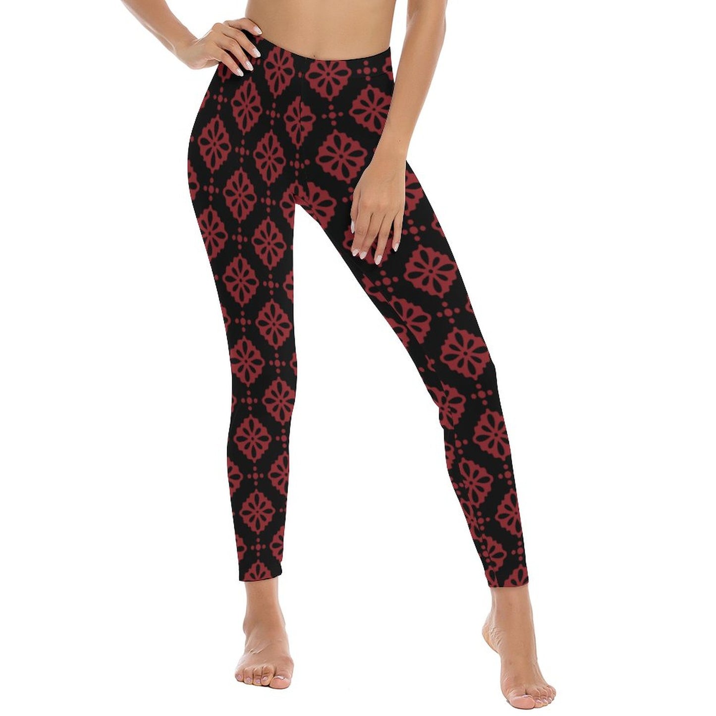 Custom High Waisted Yoga Leggings | Tummy Control Workout Pants
