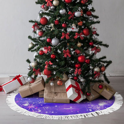 Design a Custom Reversible Tree Skirt | Tasseled & Waterproof
