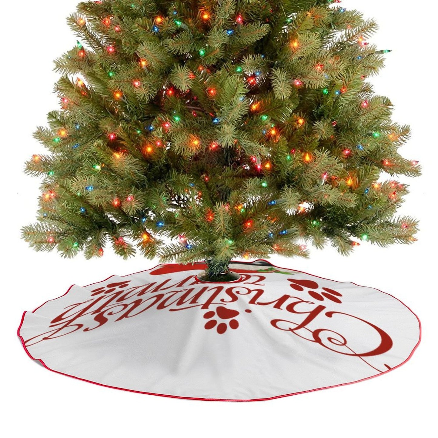 A Custom Christmas Tree Skirt | A New Look for Your Tree Each Year