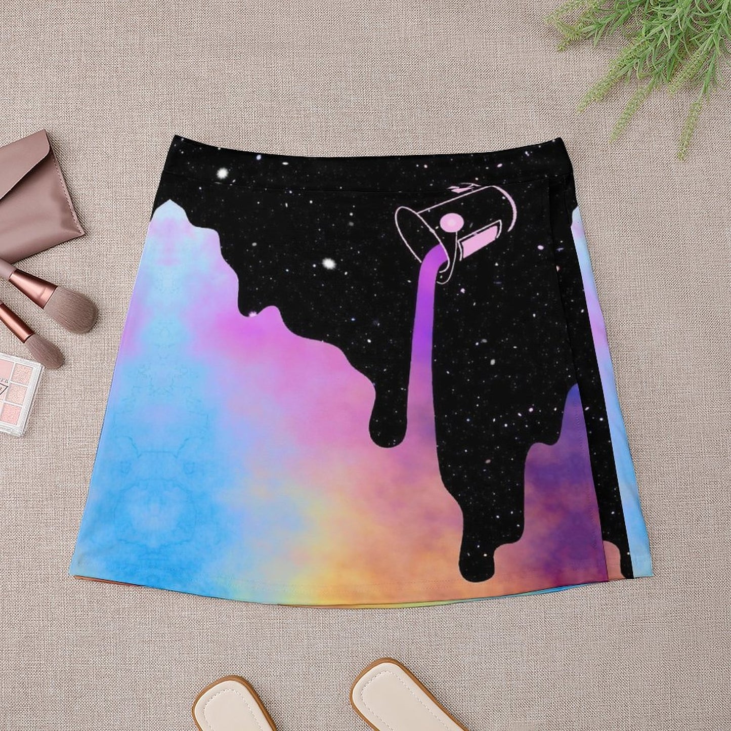 Custom Double-Layered Mini Skirt | Structured Tiered Design