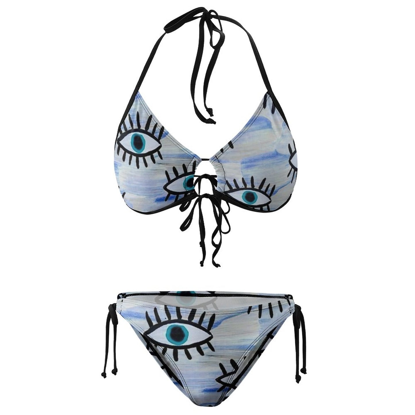 Custom Ruched Tie-Side String Bikini | Adjustable Coverage Set