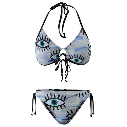 Custom Ruched Tie-Side String Bikini | Adjustable Coverage Set