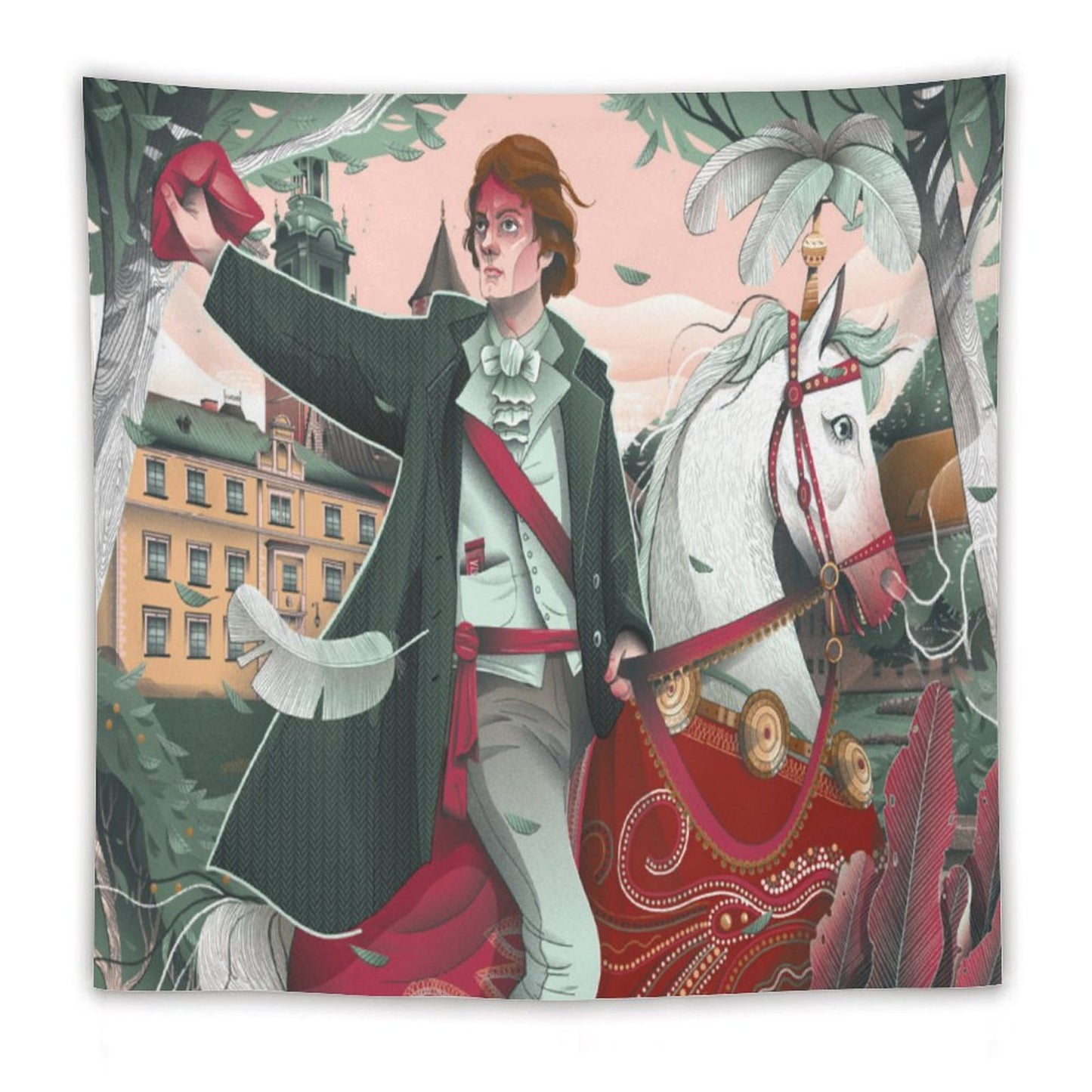 Custom Wall Tapestry: Personalized Aesthetic Room Decor & Backdrop