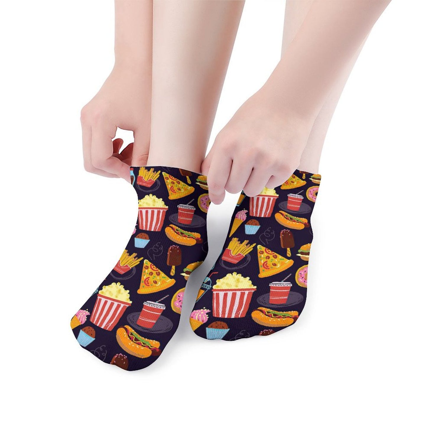 Custom Ankle Socks 5-Pack | Design a Bulk Set of Photo Socks