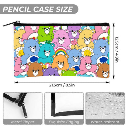 Custom Clear PVC Organizer Bag Set 2-Piece — UV-Printed Personalized Transparent Pouch Set