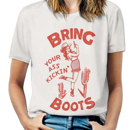 Custom All-Over Print Women's Relaxed Fit T-Shirt