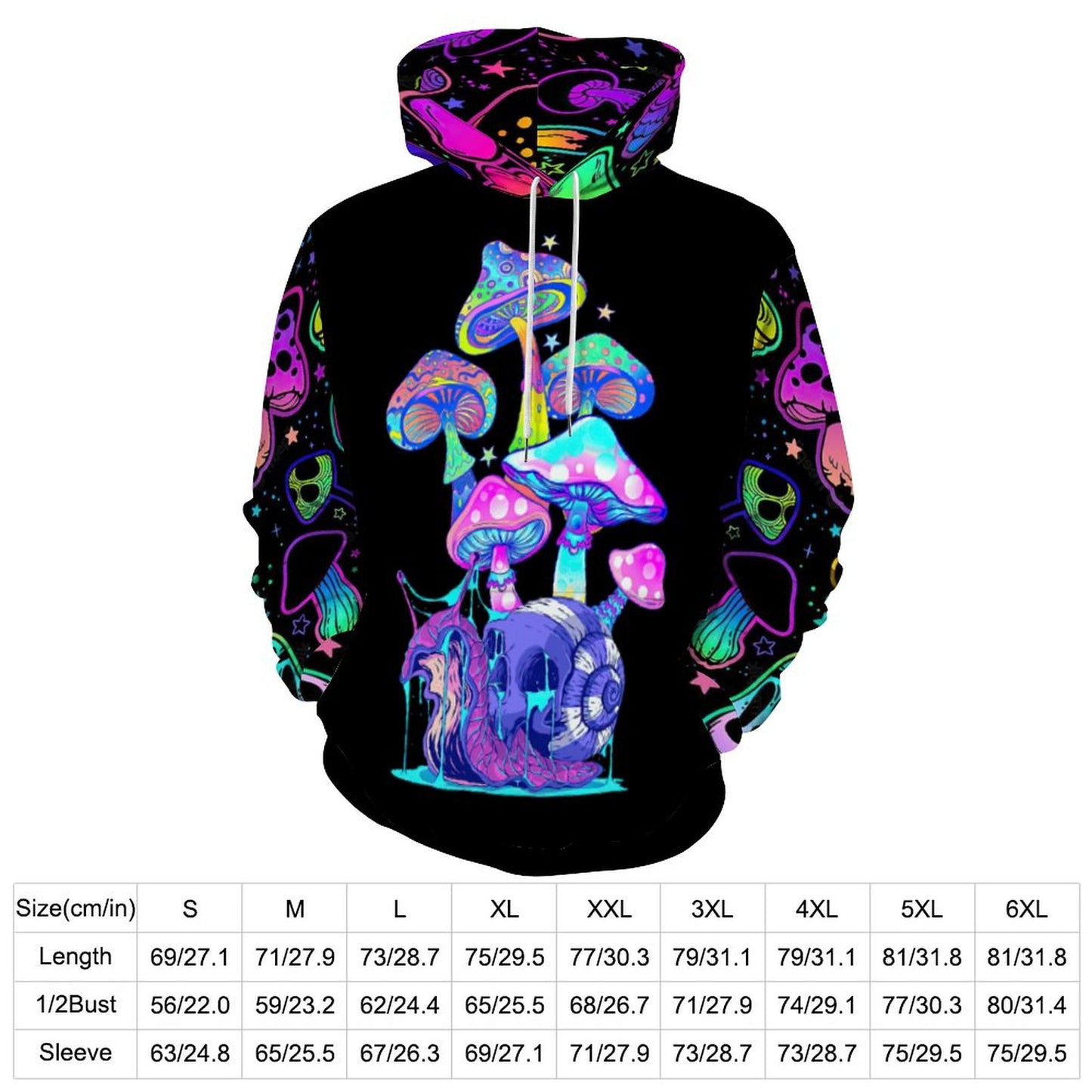 Custom All-Over Print Hoodie | Design Your Own French Terry Sweatshirt