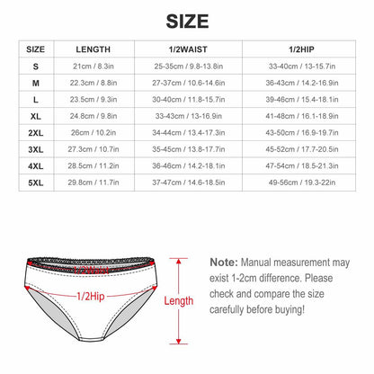 Custom Lace Panties for Her | Personalized Photo Underwear Gift