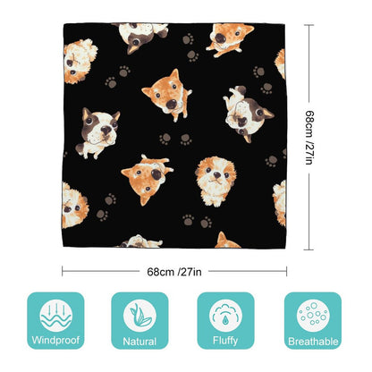 Custom Printed Scarf | Personalized Photo & Logo Silk-Feel Scarf