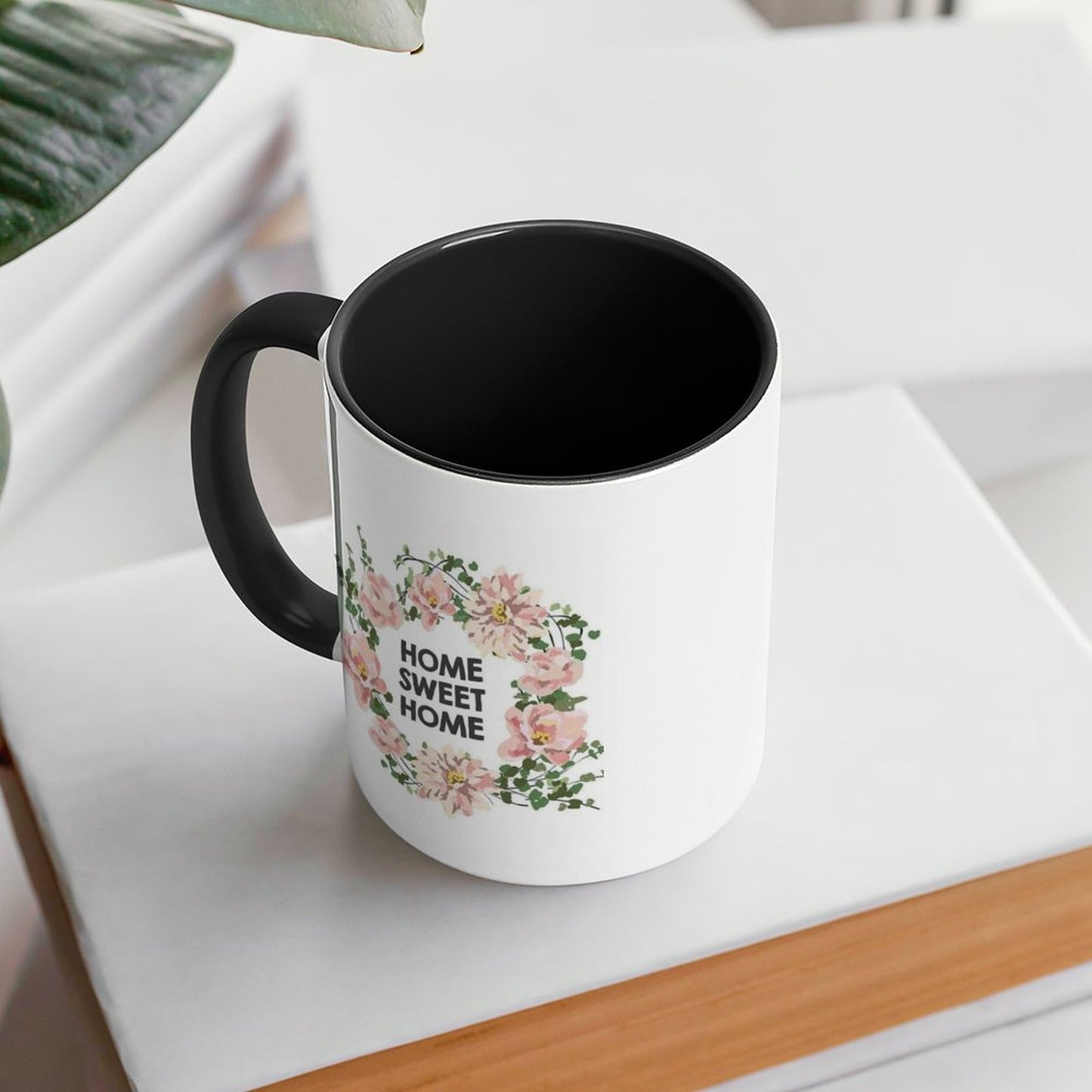 Custom Inner Color Mug | Personalized Photo Ceramic Coffee Mug 11oz | Heat Transfer Print