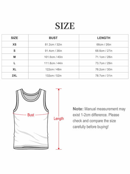 Custom Tank Top for Men | Personalized 100% Cotton Tank Top