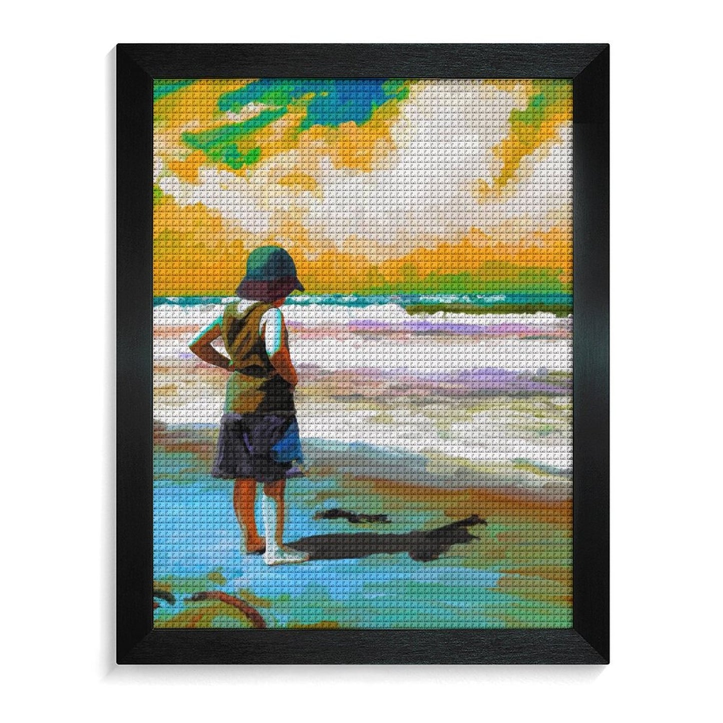 Custom Framed Diamond Painting | Square Drill Portrait Kit