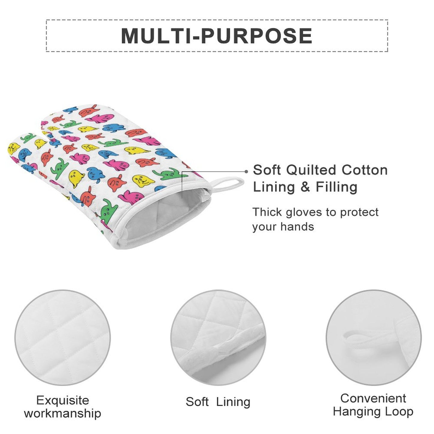 Custom Oven Mitts | Personalized Photo Gift for Mom & Bakers