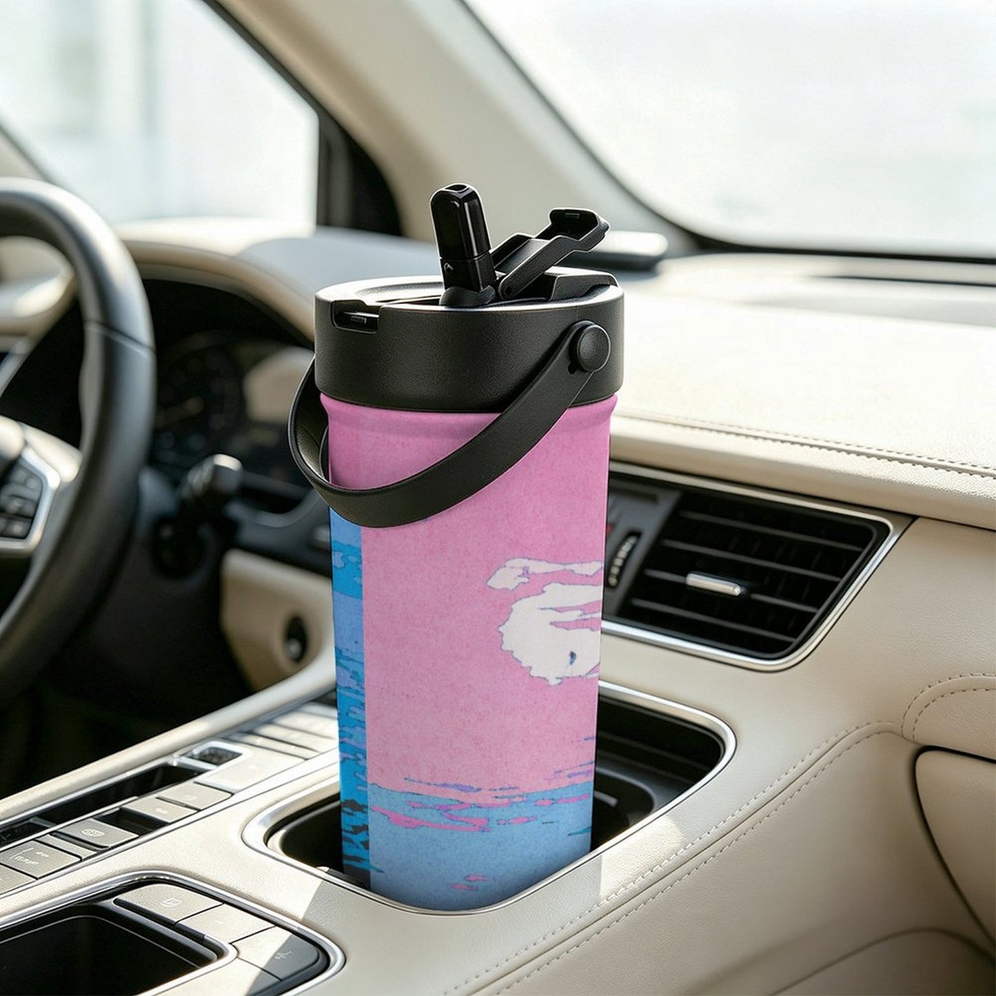 20oz Personalized Tea Infuser Tumbler with Double-Wall Insulation