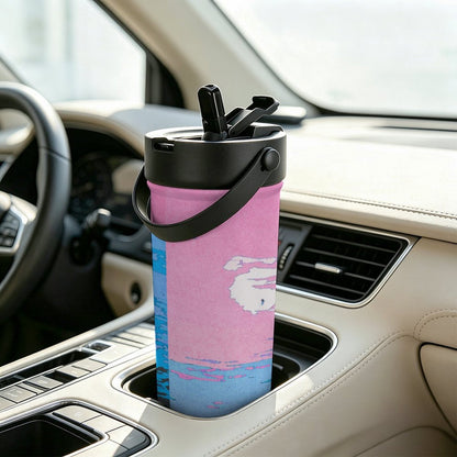 20oz Personalized Tea Infuser Tumbler with Double-Wall Insulation