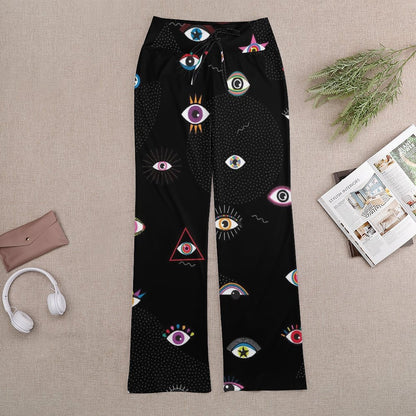 Custom Wide Leg Lounge Pants | Personalized Yoga & Flow Pants