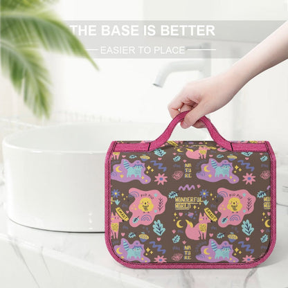 Custom Hanging Toiletry Organizer | Waterproof Travel Wash Bag