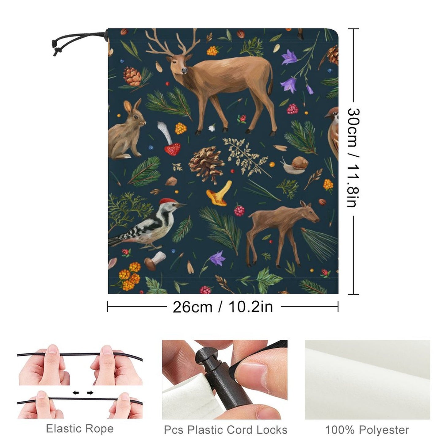 Custom Neck Gaiter with Drawstring | Personalized Face Bandana