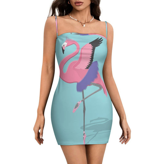 Custom Milk Silk Dress | Personalized Strap Dress for Women