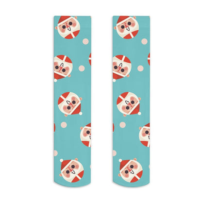 Custom Printed Knee-High & Thigh-High Polyester Socks