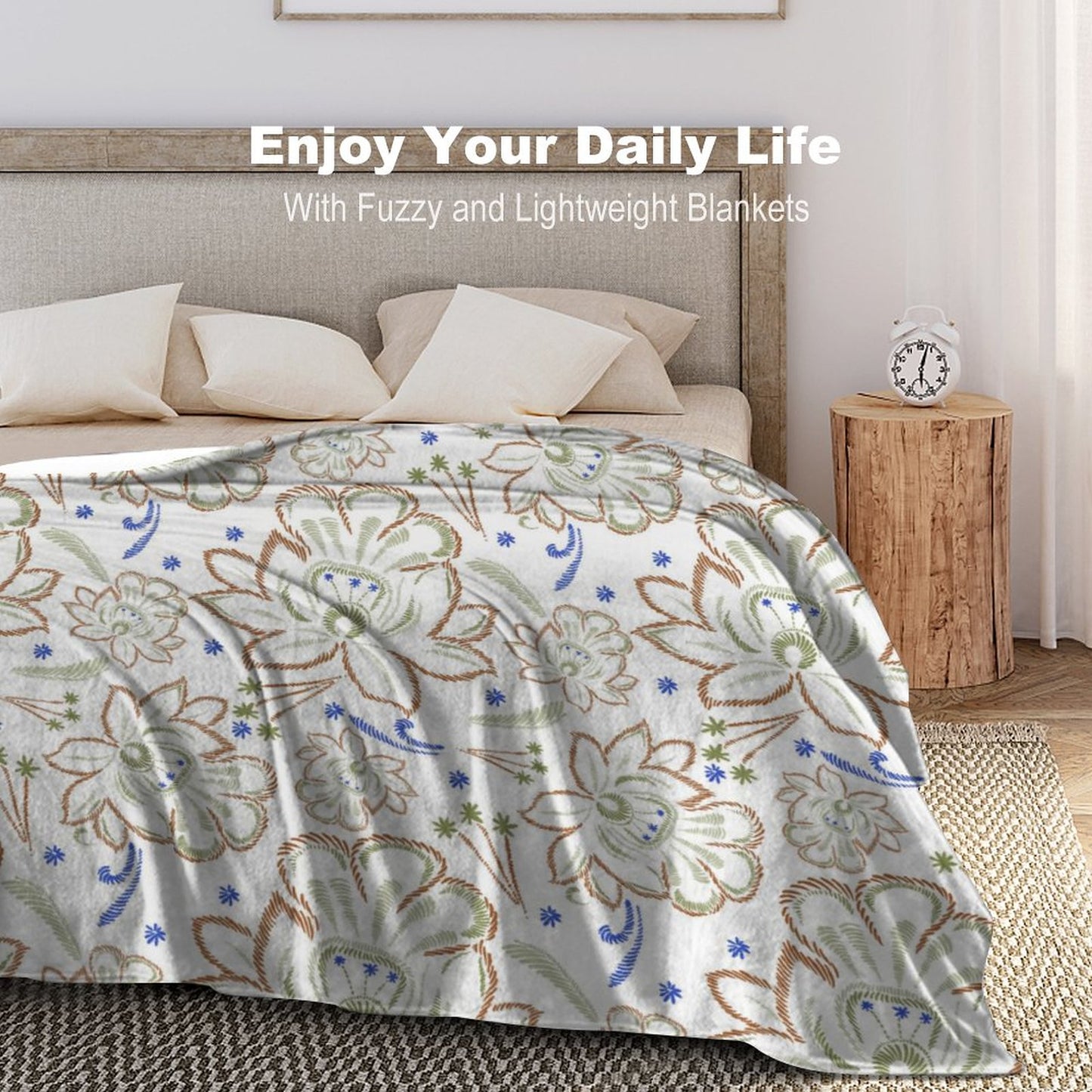 Custom Anti-Pilling Flannel Fleece Throw Blanket | Personalized Photo Gift
