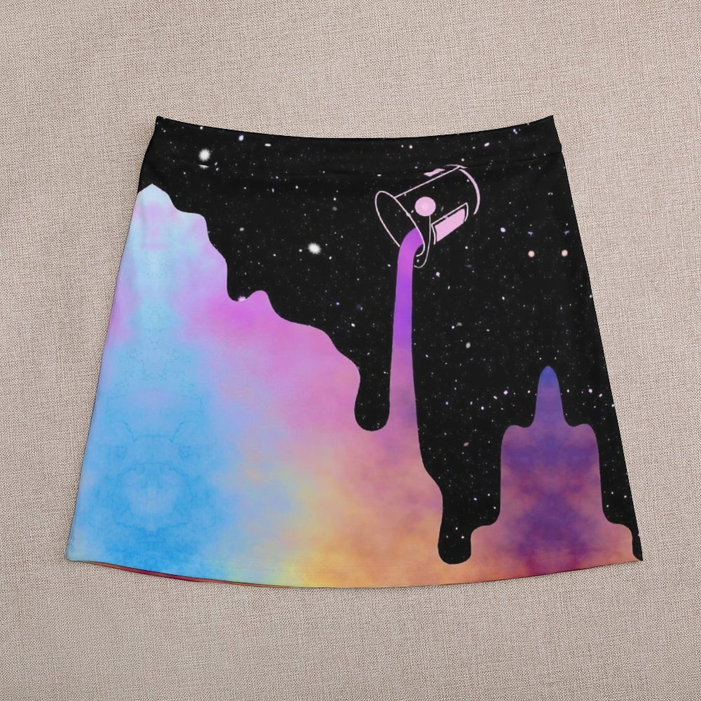 Custom Double-Layered Mini Skirt | Structured Tiered Design