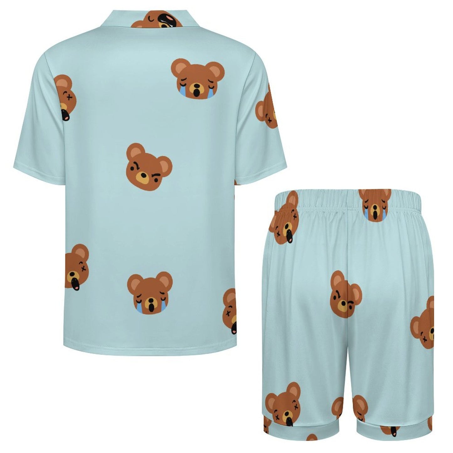 Custom Short Pajama Set for Men | Personalized Summer PJs
