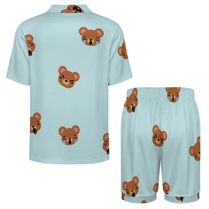Custom Short Pajama Set for Men | Personalized Summer PJs