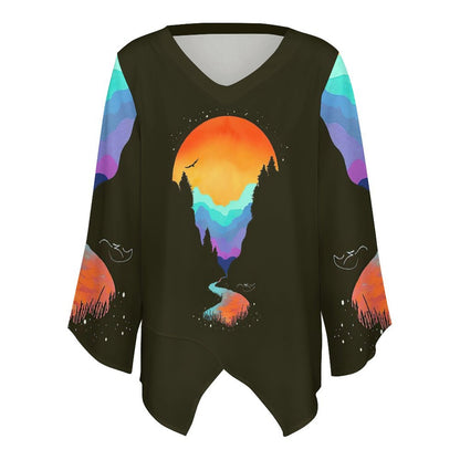 Custom Loose Chiffon Blouse | Breathable Long Sleeve Sun Top (S-5XL)