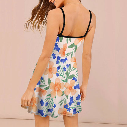 Custom Adjustable Strap Cami Dress | Soft Stretch A-Line Slip Dress