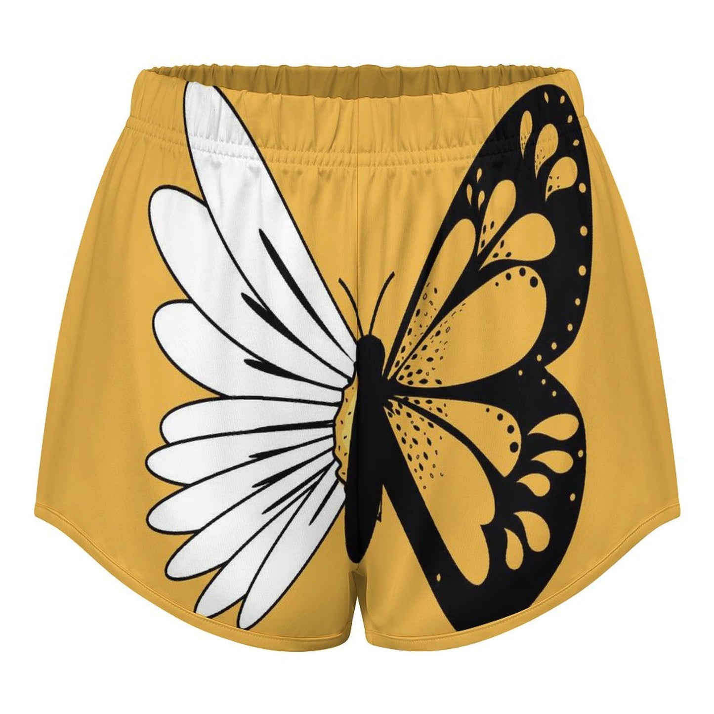 Custom Women's Sport Shorts | Personalized Milk Silk Gym Shorts