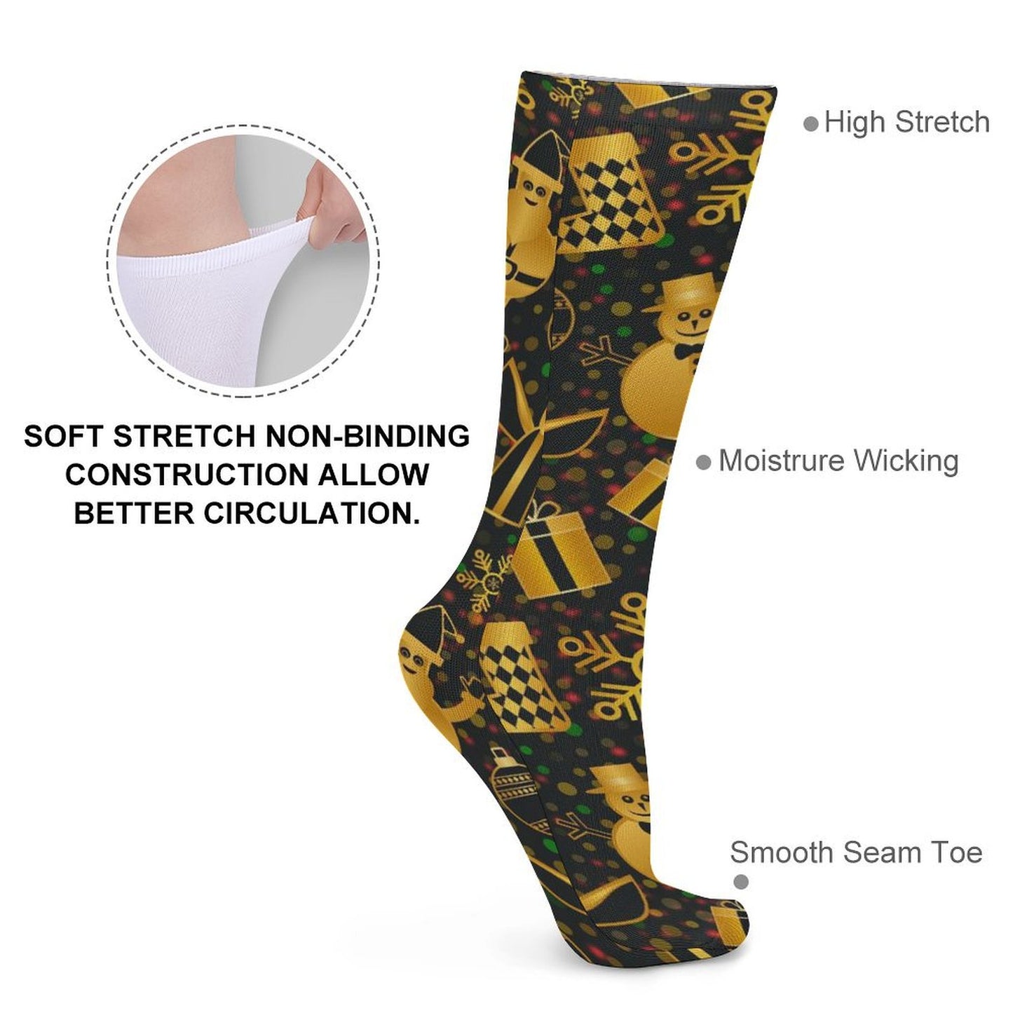 Custom Winter Socks - Design Personalized Thick & Warm Socks