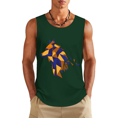 Custom Cotton Vest | Personalized Heat Press Tank Top (Multi-Color)
