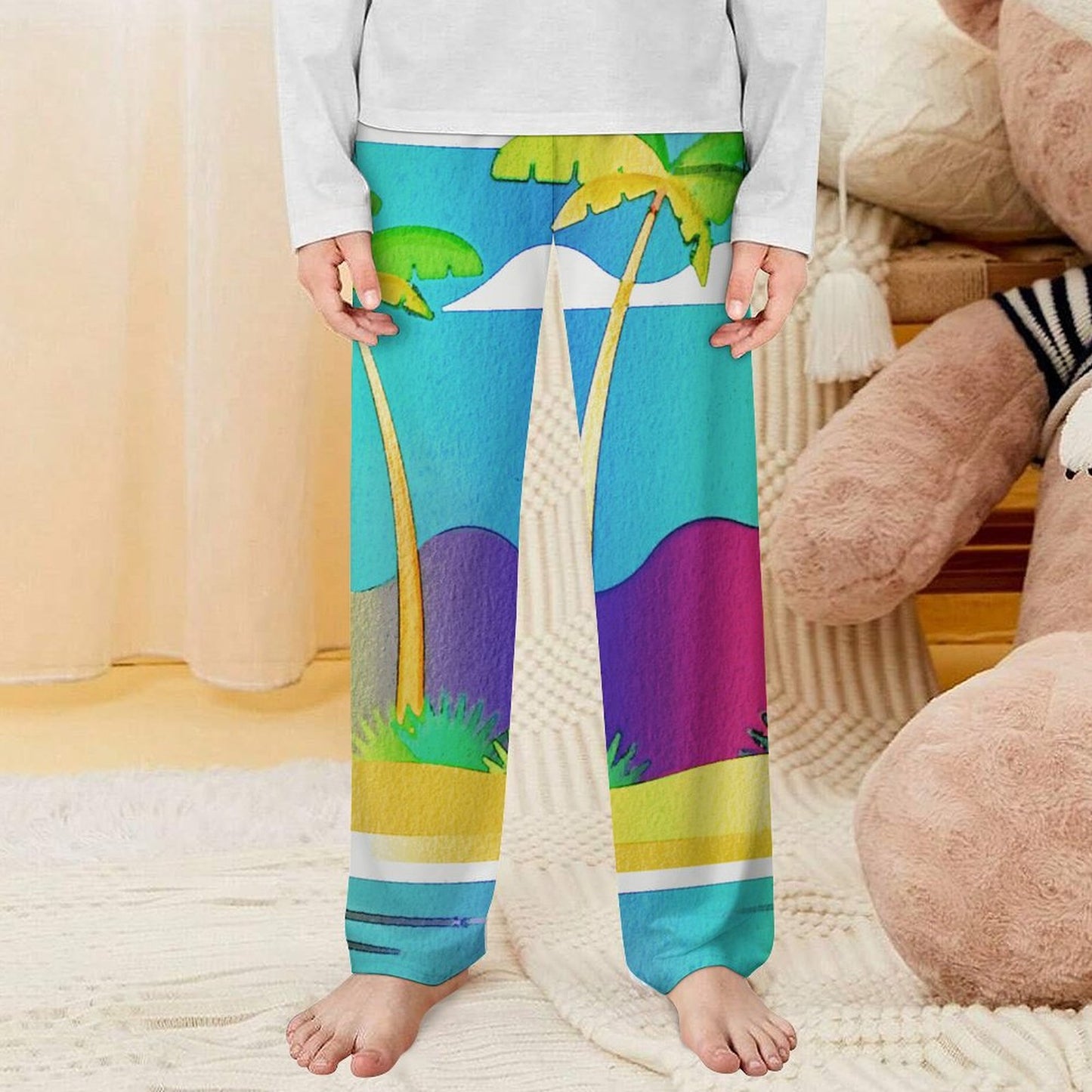 Custom Kids' Pajama Pants | Personalized Straight-Leg Sleepwear
