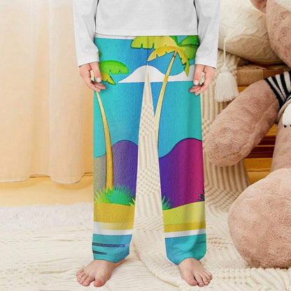 Custom Kids' Pajama Pants | Personalized Straight-Leg Sleepwear