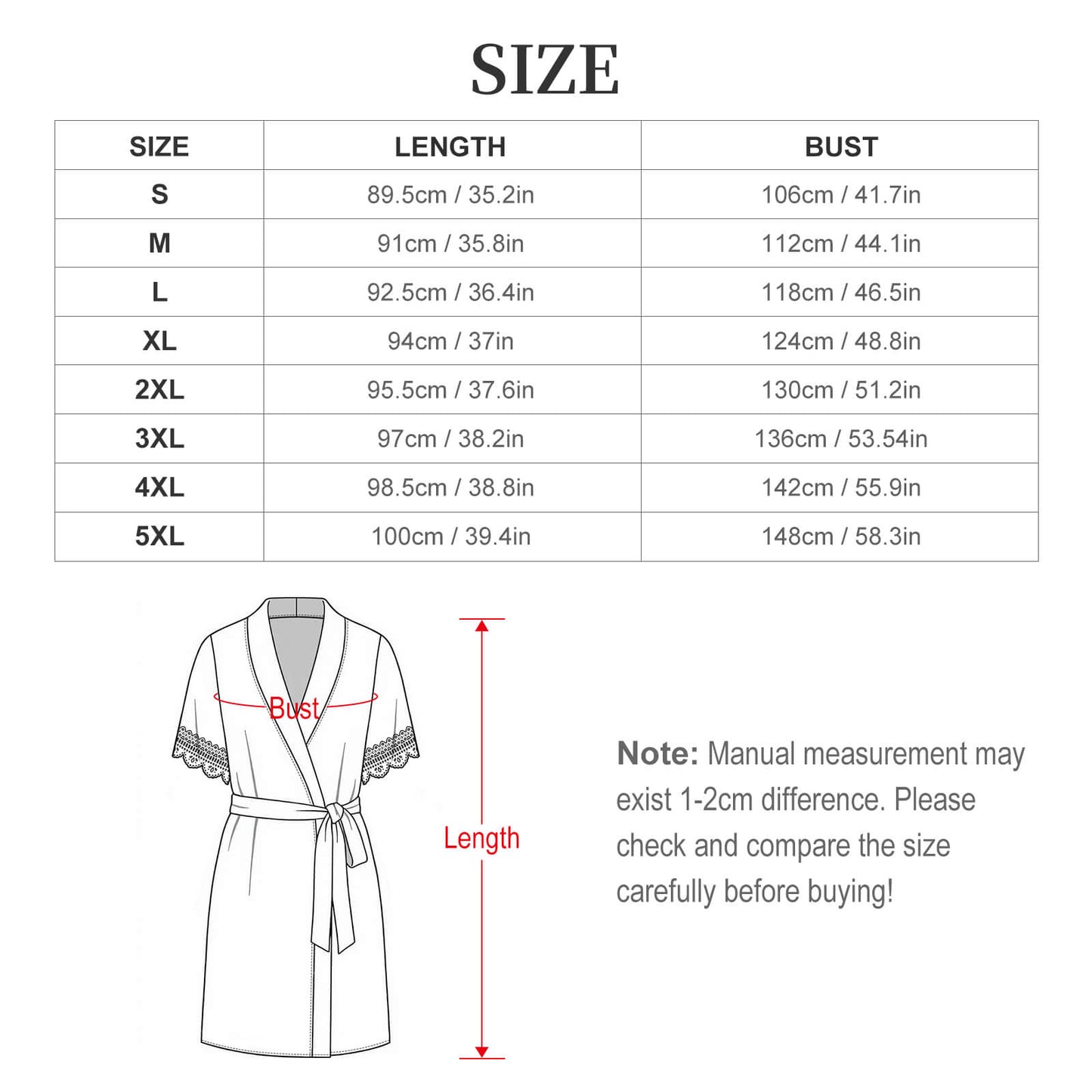 Custom Lace Trim Bridal Party Robe