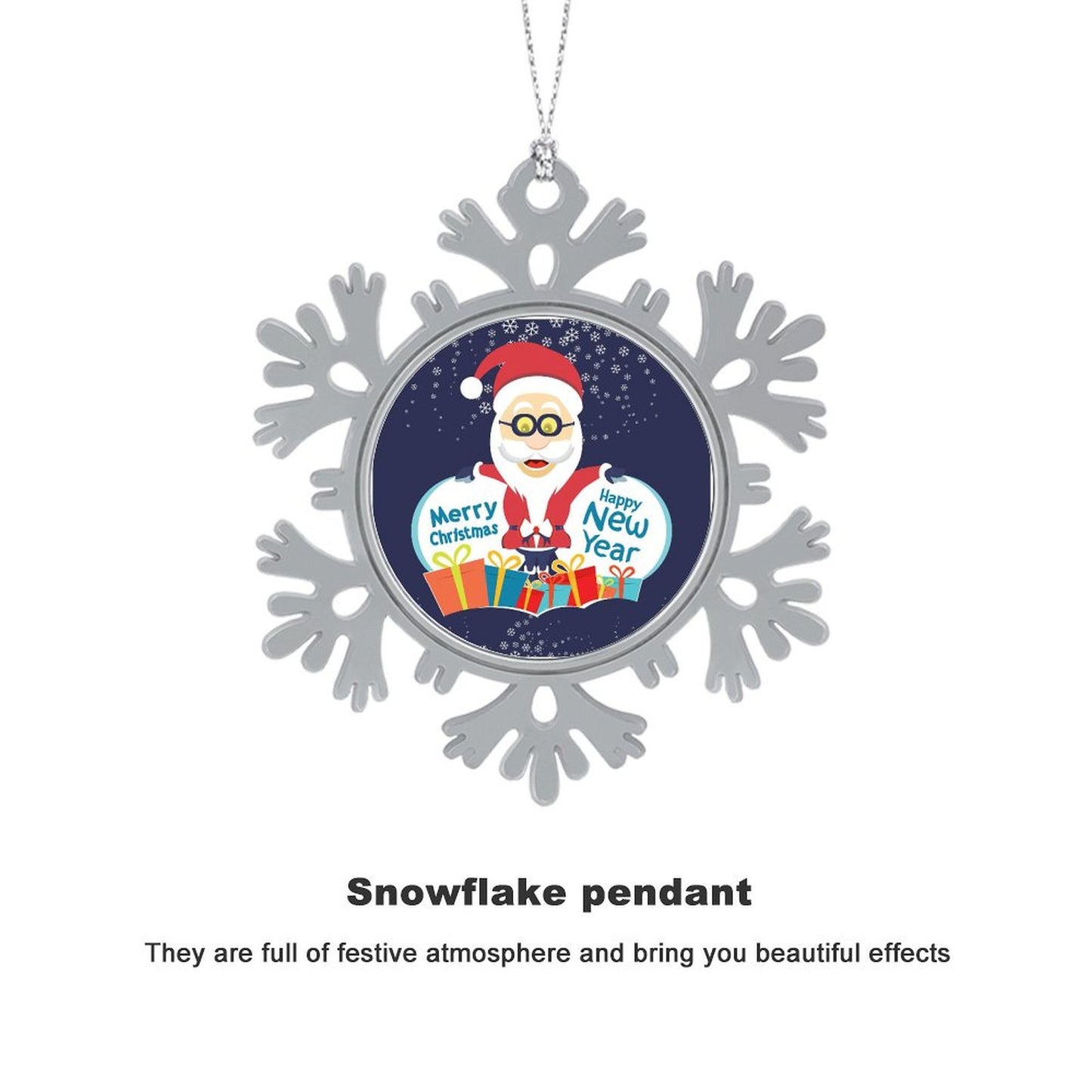 Create a Custom Metal Snowflake Ornament | Your Photo on an Alloy Keepsake
