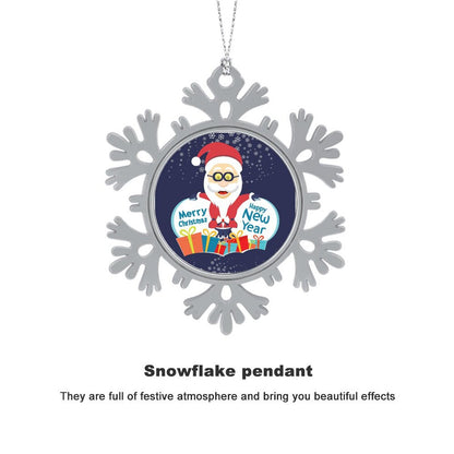 Create a Custom Metal Snowflake Ornament | Your Photo on an Alloy Keepsake