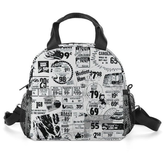 Custom Insulated Crossbody Lunch Bag | Hands-Free Adjustable Tote