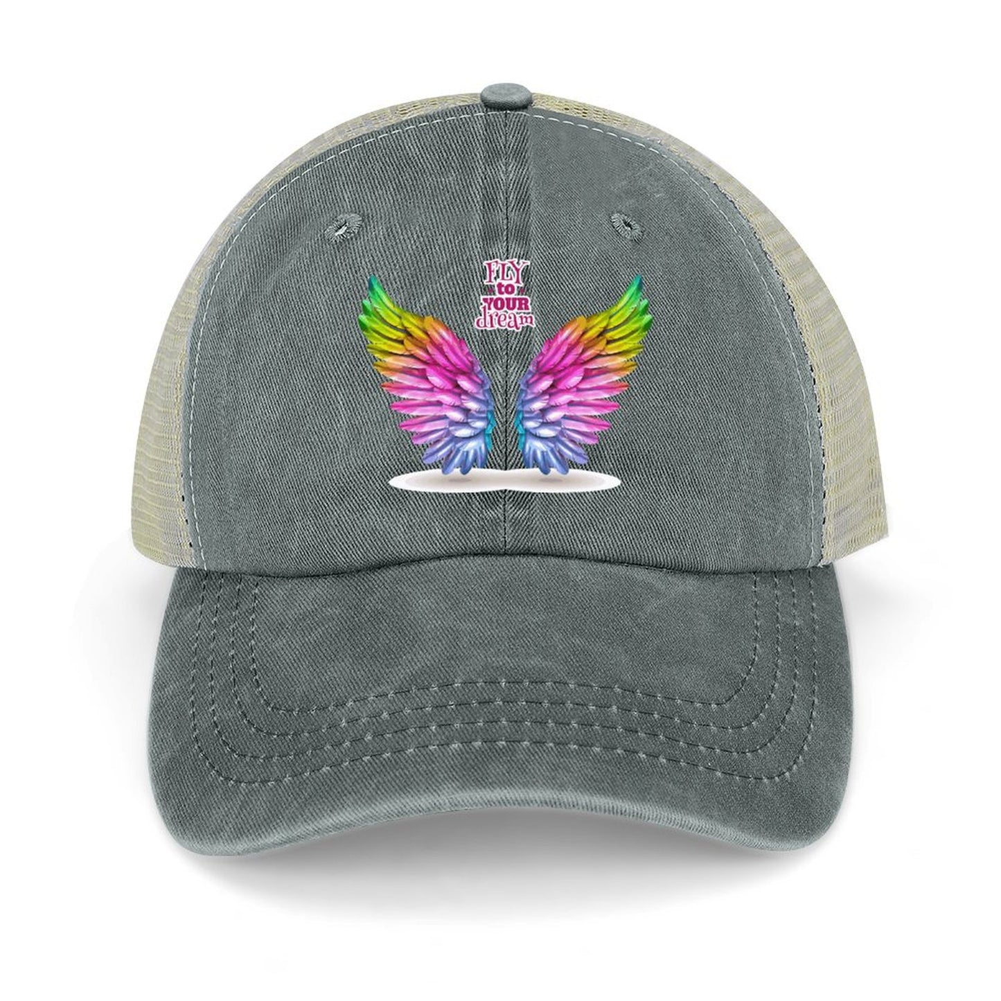 Custom Hollow-Out Denim Cap | Personalized Cotton Baseball Hat