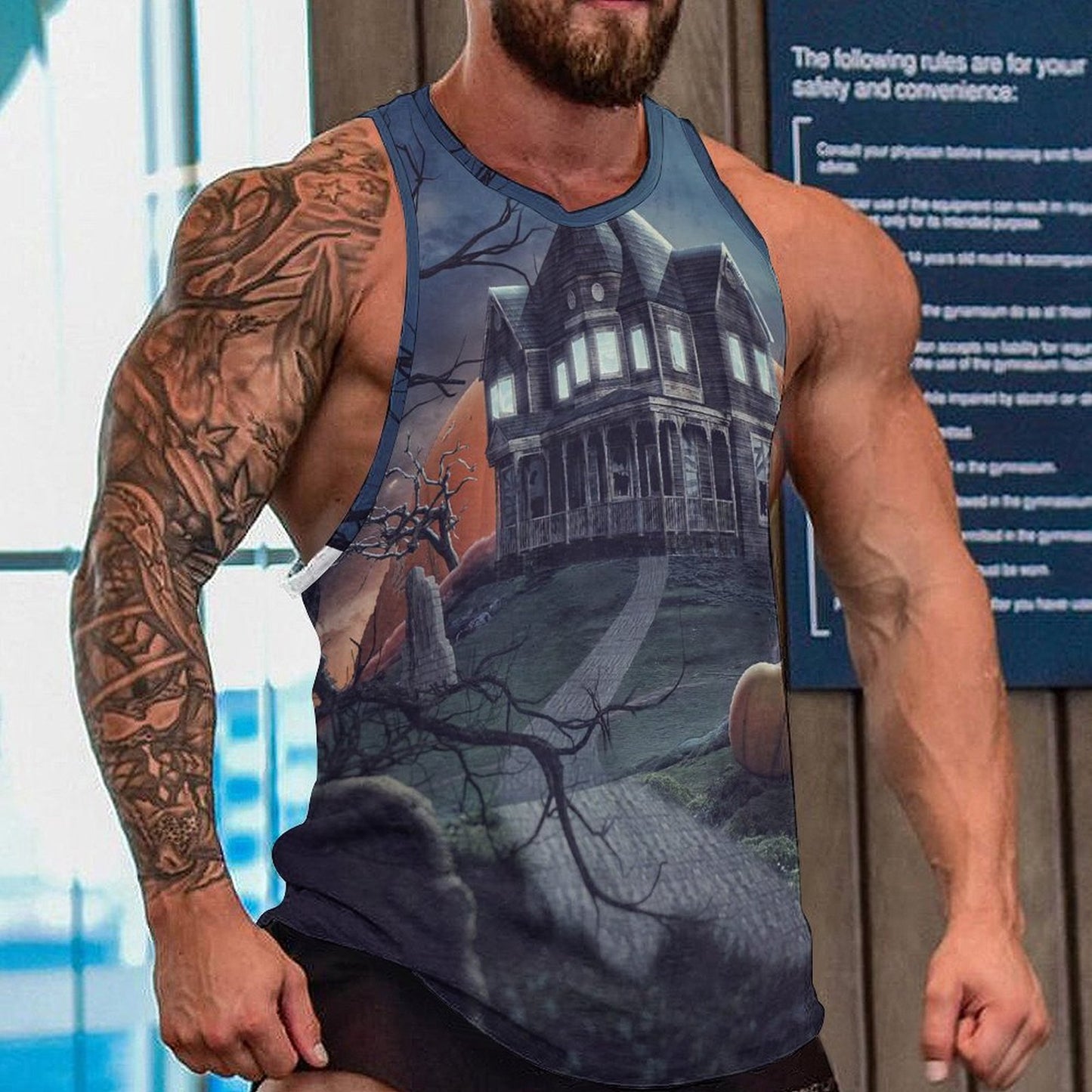 Custom All-Over Print Tank Top | Personalized Brushed Milk Silk Vest