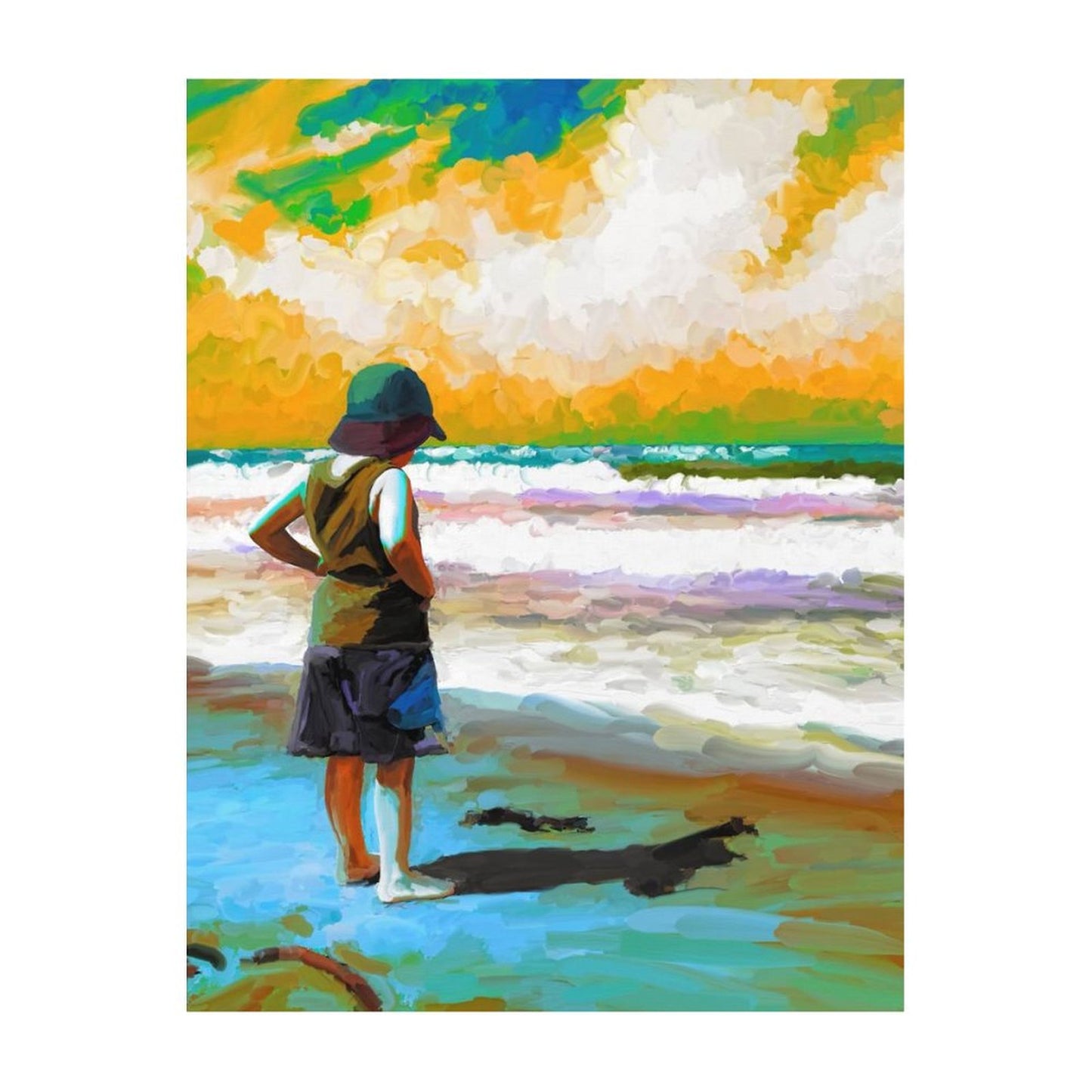 Custom Framed Diamond Painting | Square Drill Portrait Kit